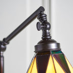 Lampada da Terra Tiffany Dark Star
