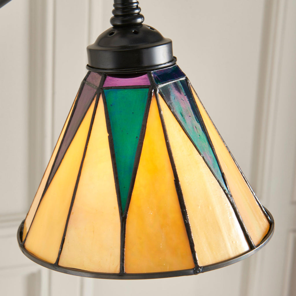 Lampada da Terra Tiffany Dark Star