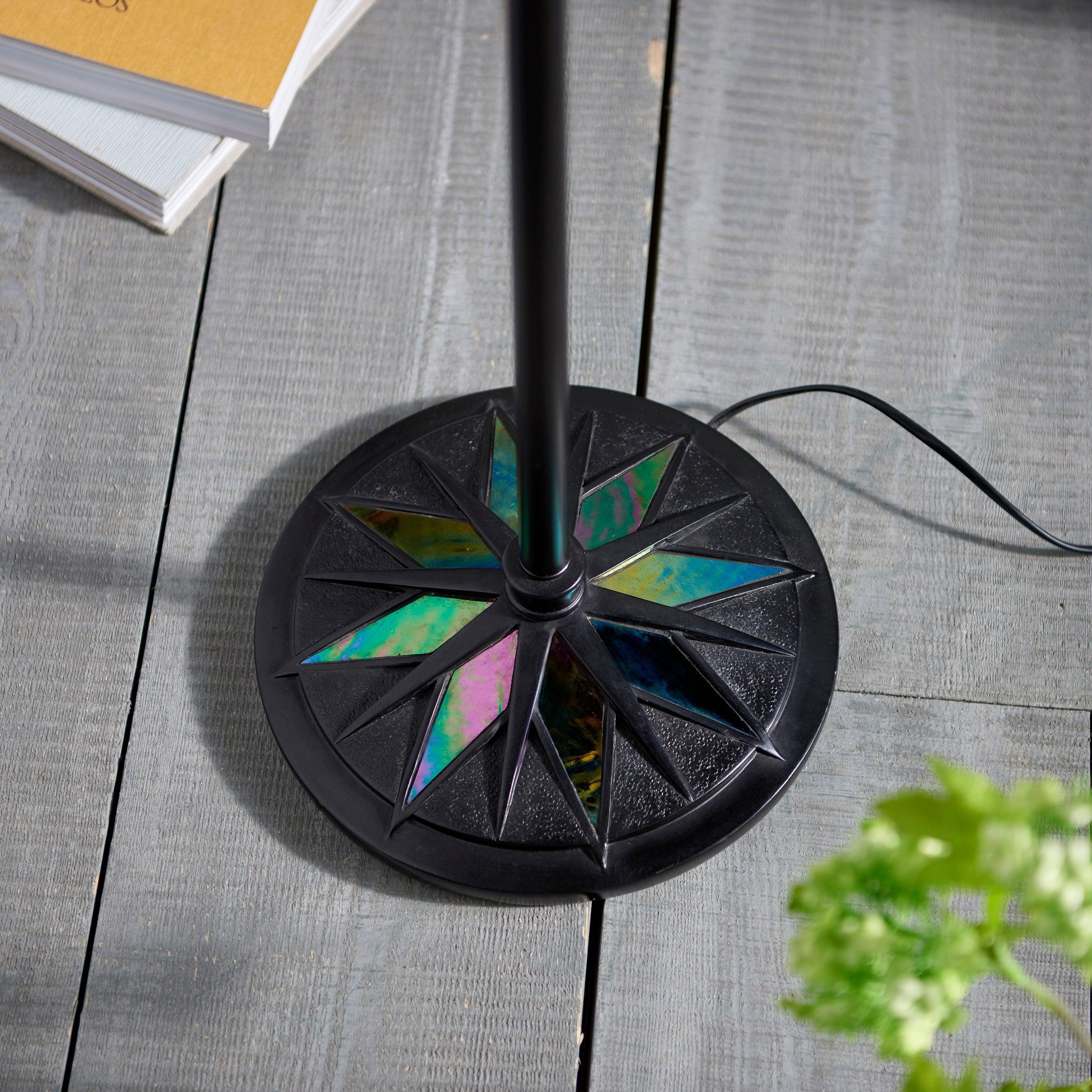 Lampada da Terra Tiffany Dark Star