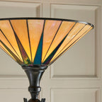 Lampada da Terra Tiffany Dark Star Uplighter Interiors 1900