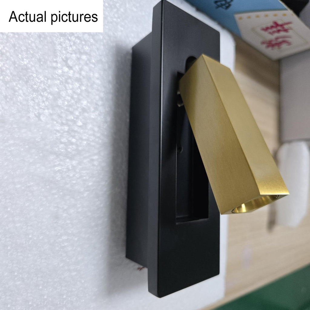 Lampada da Parete LED Incassata in Alluminio Minimalista Moderna