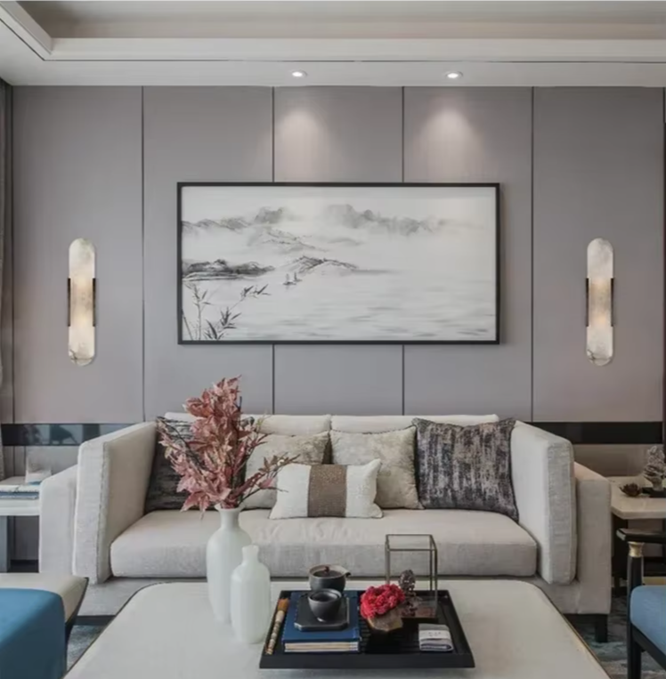 Lampada da Parete in Marmo di Lusso – Design Moderno con Illuminazione Elegante
