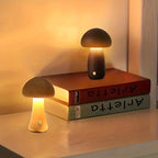 NaturalGlow - Lampada a Funghetto Portatile Senza Fili