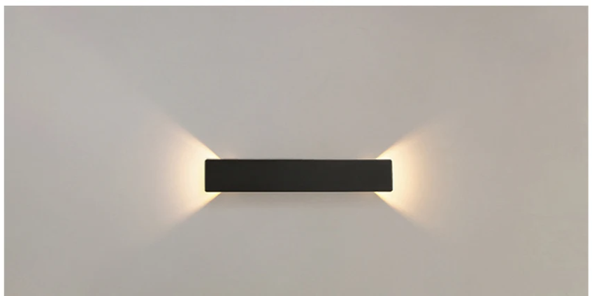 LumaShield Duo – Lampada da Parete LED Nera & Bianca