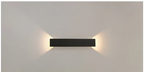LumaShield Duo – Lampada da Parete LED Nera & Bianca