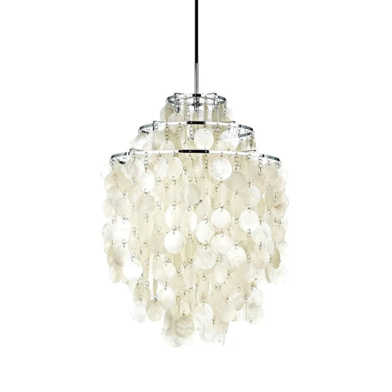 Lampadario Moderno a Forma di Conchiglia