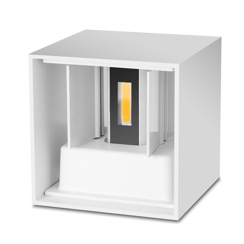 Lampada da Parete Esterna Quadrata Moderna Regolabile LED Nexu