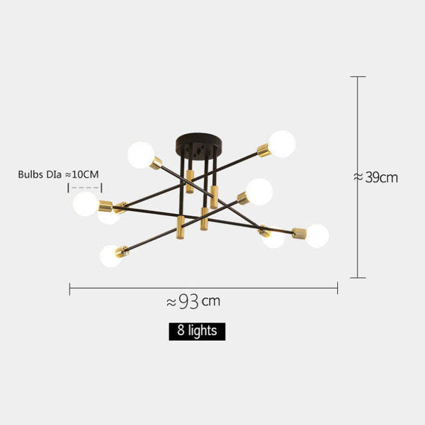 Lampadario in Vetro per il Soggiorno