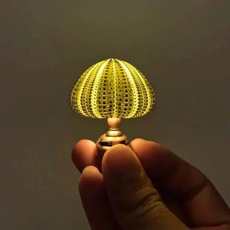Lampada notturna fai-da-te a forma di riccio di mare