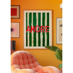 Arte Murale Striata Amore