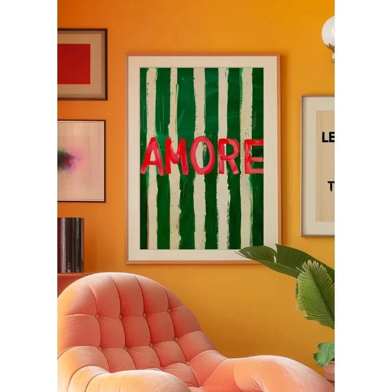 Arte Murale Striata Amore
