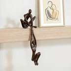 Statua Decorativa Coppia Astratta Amore e Forza Idea Regalo
