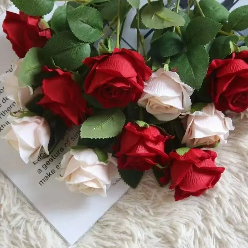 DECOVEL – Rose Artificiali in Velluto per San Valentino e Decorazioni per Interni