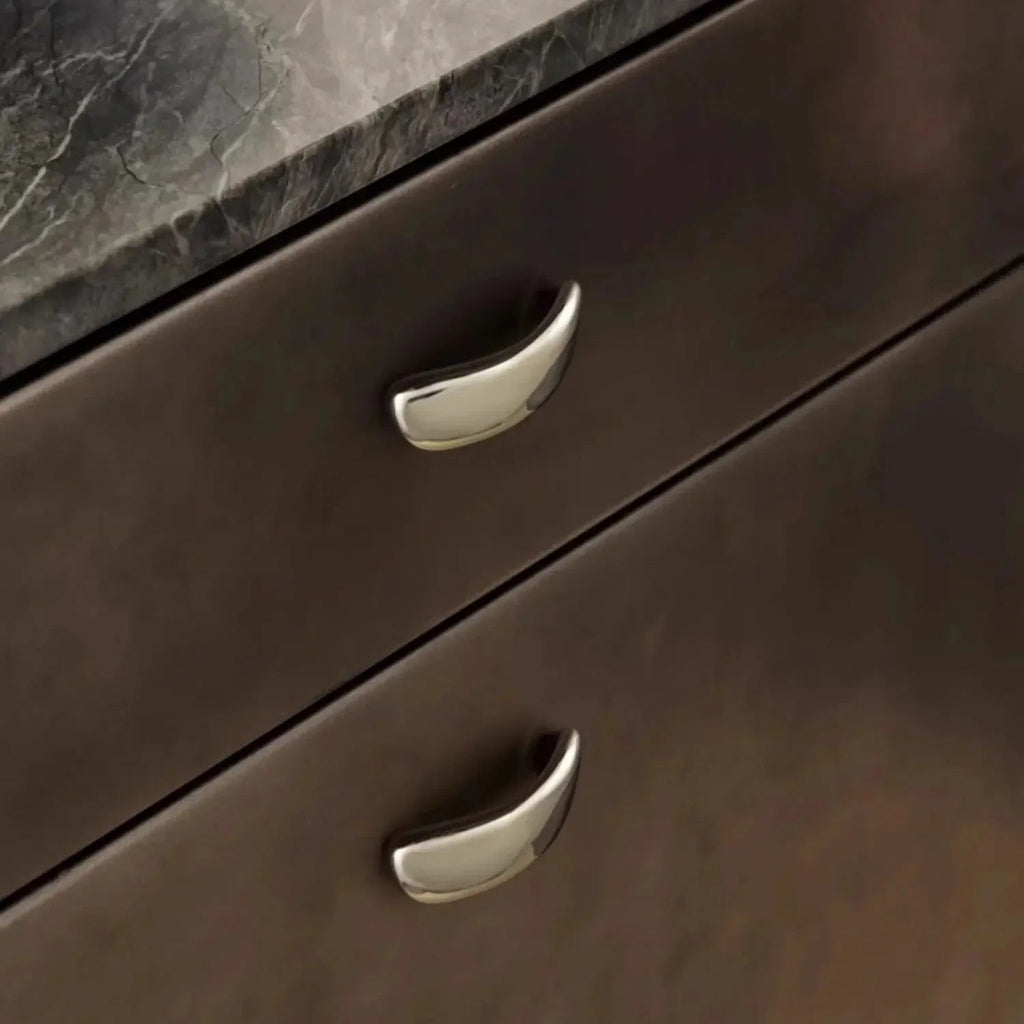 Maniglia per Cassetto in Ottone Hank