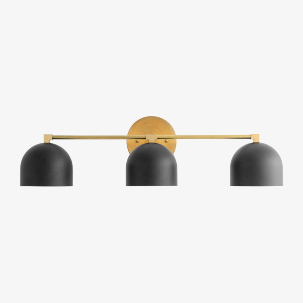 Applique da Parete in Ottone Chroma Dome per Bagno Moderno