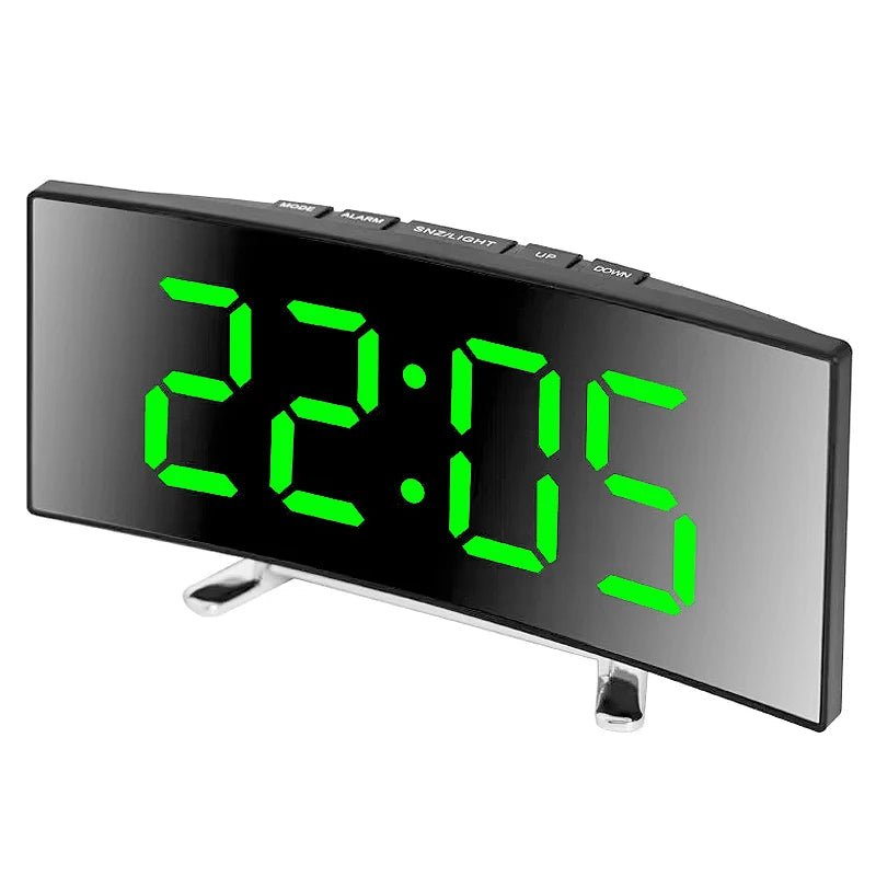 DIGITRACK – Orologio Sveglia Digitale Elegante con Grande Display LED e Design Silenzioso