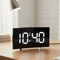 DIGITRACK – Orologio Sveglia Digitale Elegante con Grande Display LED e Design Silenzioso