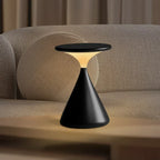 Lampada da tavolo LED dimmerabile senza fili in design a clessidra