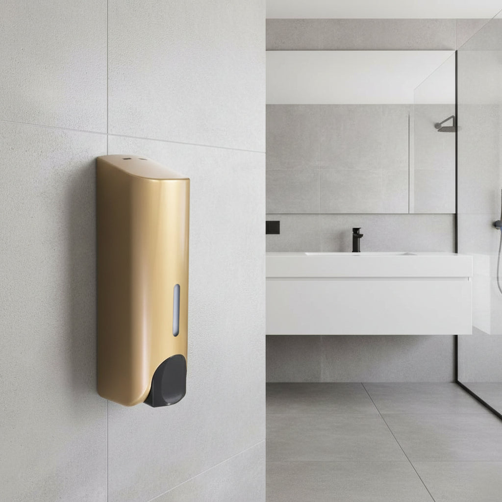 DISPENZA – Dispenser per Doccia da Muro per una Conservazione Pulita e Senza Disordine