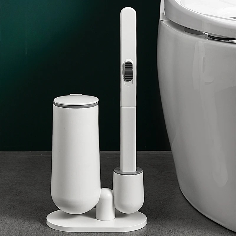 Set di Spazzole per WC Usa e Getta Spazzola per Pulizia del Bagno Testa Sostituibile