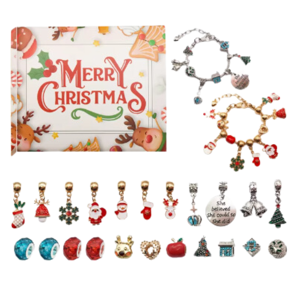 Calendario dell'Avvento Fai-da-te 2026 per Ragazze – Set di Gioielli e Bracciali