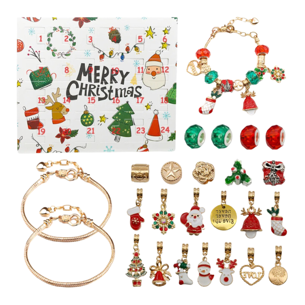 Calendario dell'Avvento Fai-da-te 2026 per Ragazze – Set di Gioielli e Bracciali
