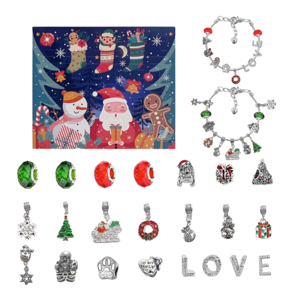 Calendario dell'Avvento Fai-da-te 2026 per Ragazze – Set di Gioielli e Bracciali