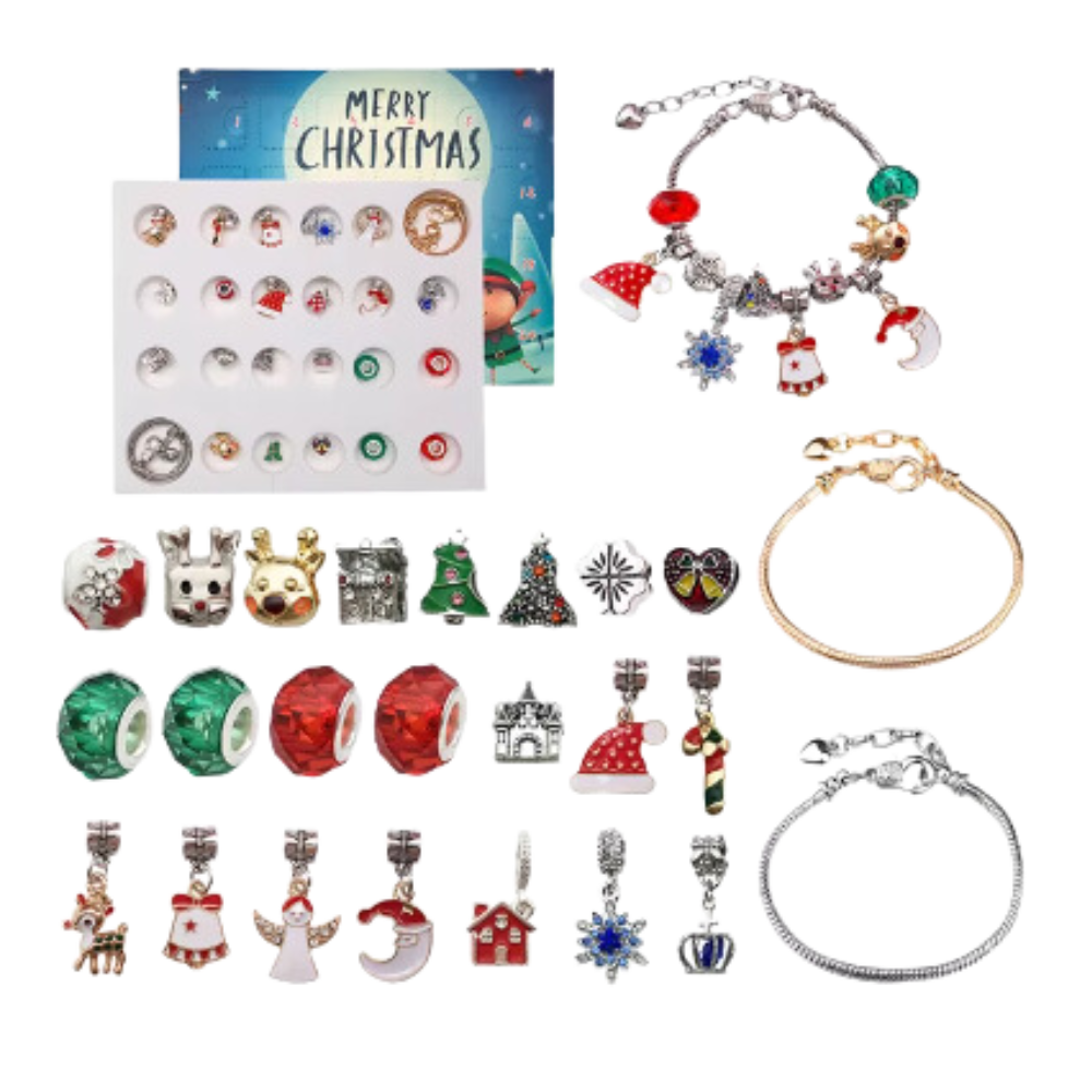 Calendario dell'Avvento Fai-da-te 2026 per Ragazze – Set di Gioielli e Bracciali
