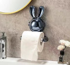 Porta Carta Igienica Design Cane in Resina Senza Perforazione Scatola per Fazzoletti