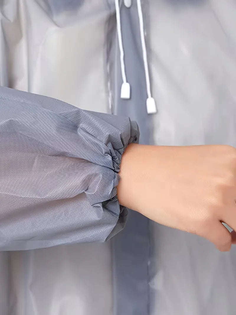 Giacca Impermeabile Unisex con Cappuccio – Protezione Impermeabile contro Pioggia e Vento