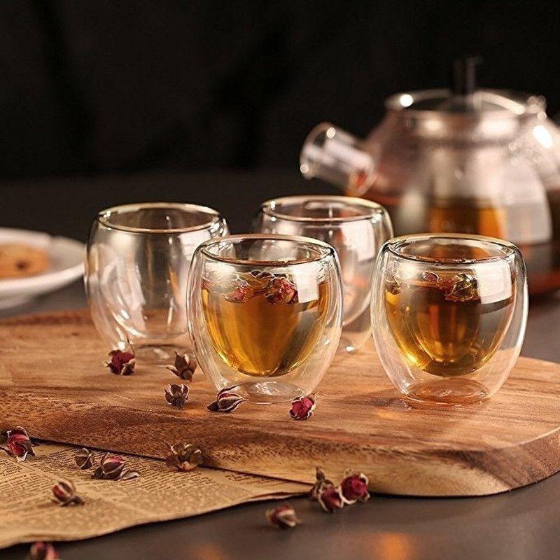 Tazza da Espresso in Vetro a Doppia Parete