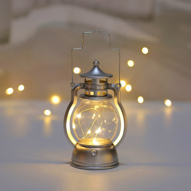 LantaGlow – Lanterna in stile vintage con corpo arrotondato e luce ambientale calda