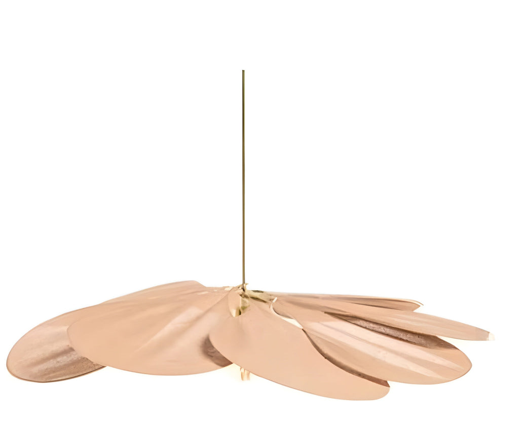 Lampada a sospensione con fiori di tessuto – Illuminazione moderna e decorativa per ambienti domestici