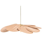 Lampada a sospensione con fiori di tessuto – Illuminazione moderna e decorativa per ambienti domestici