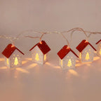 Casette di Natale in Legno con Illuminazione LED – Decorazione Natalizia Decorativa