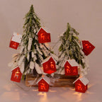 Casette di Natale in Legno con Illuminazione LED – Decorazione Natalizia Decorativa