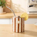 Tazza Ceramica Retro a Strisce