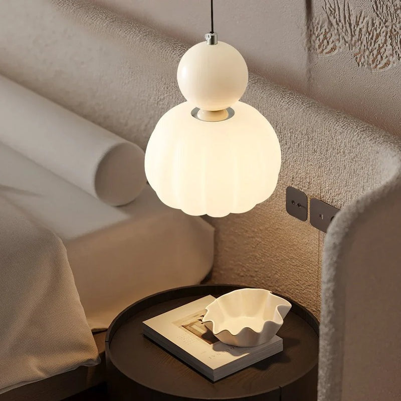 Lampada a sospensione Scout Creme Art Deco per la camera da letto