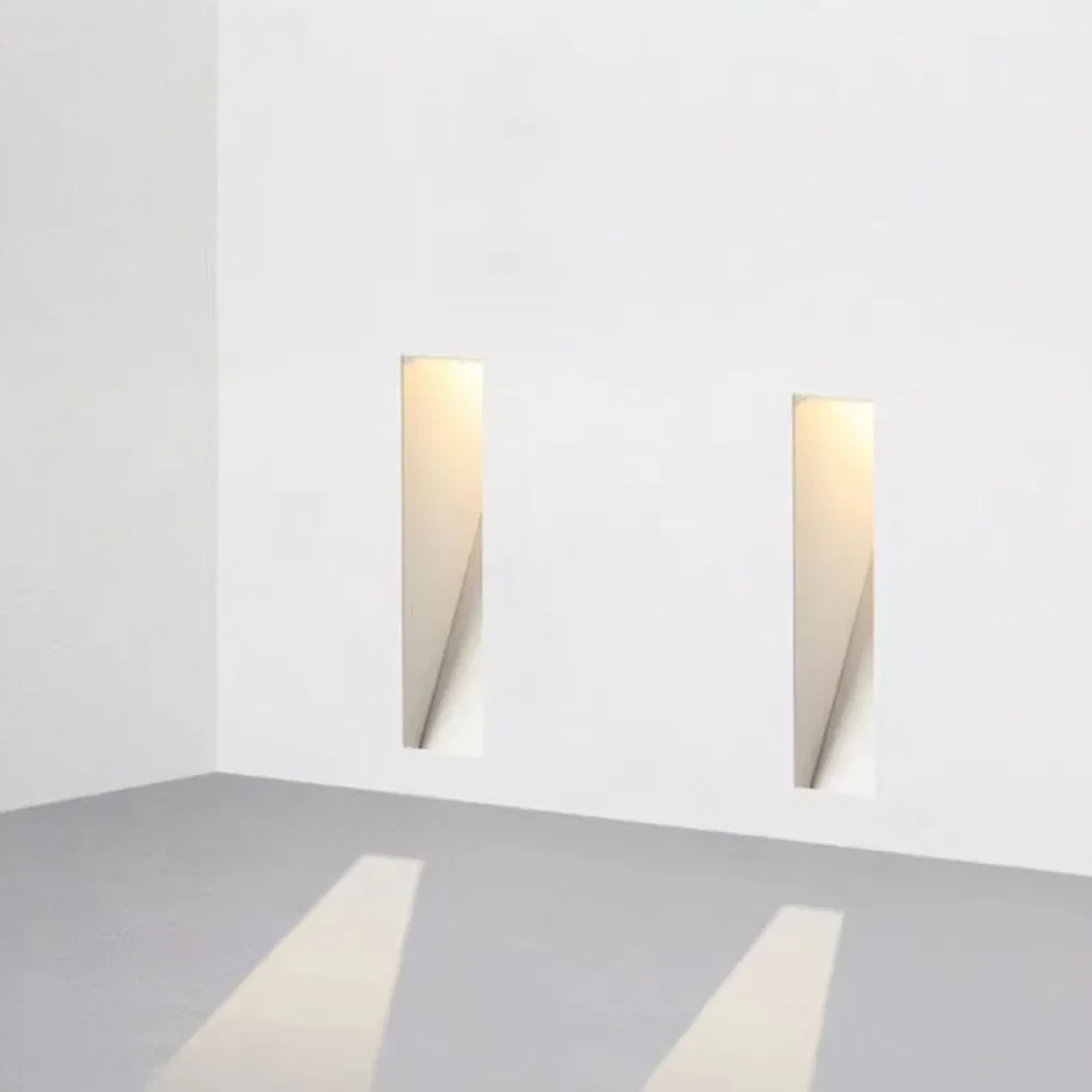 Applique LED da parete senza cornice in acciaio inossidabile Nordic 1 luce