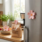Clip per Sacchetti Magnetici Sakuri con Design Floreale