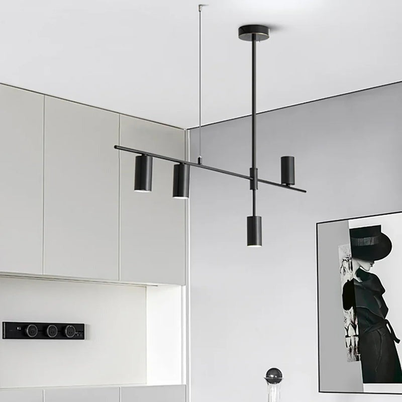 Lampadario Moderno Noreen Con Rivestimento Lungo