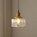 Fatima - Lampada a Sospensione Retro Moderna in Vetro