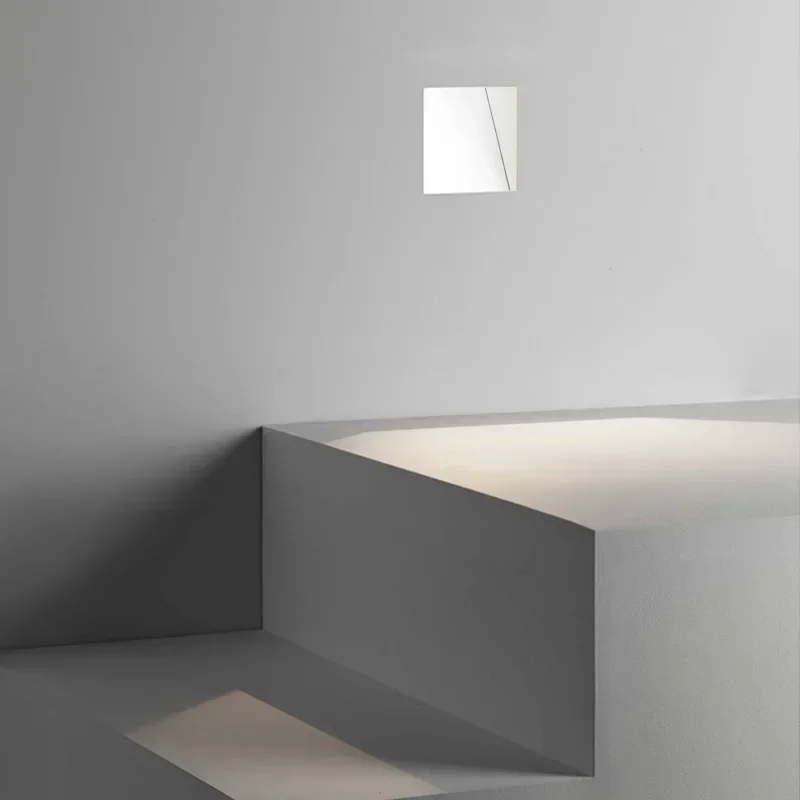 Applique LED da parete senza cornice in acciaio inossidabile Nordic 1 luce