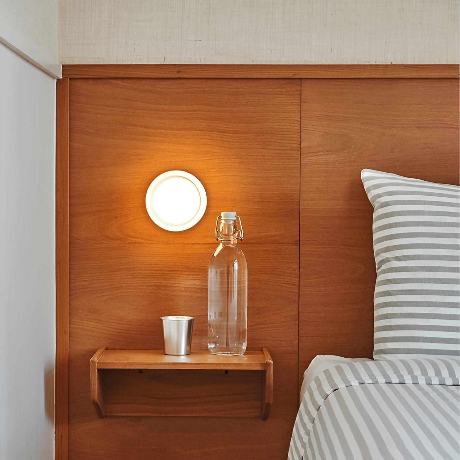Applique a parete LED 1 luce in acrilico Nordic Dimple