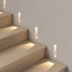 Applique LED da parete senza cornice in acciaio inossidabile Nordic 1 luce