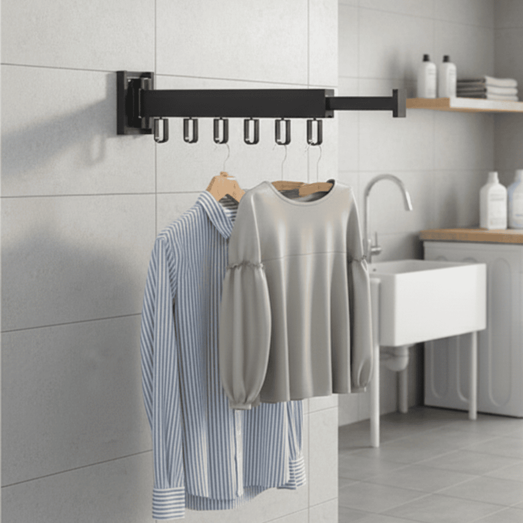 DRYFOLD – Asciugatrice da Parete Retrattile con Design Pieghevole