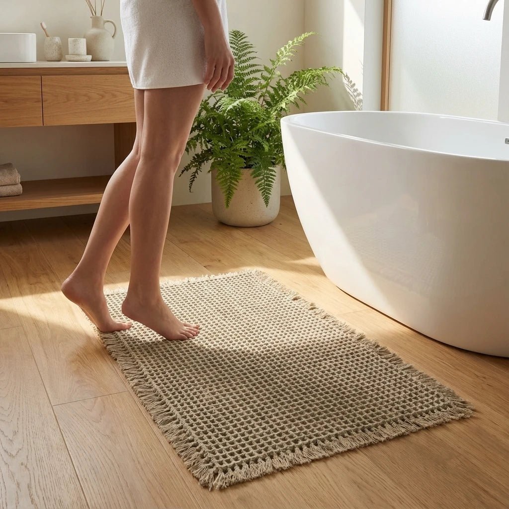 DRYMESH – Tappetino da Bagno Ultra-Assorbente e Asciugatura Rapida per il Comfort Quotidiano