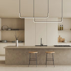 Sospensione lineare per isola cucina