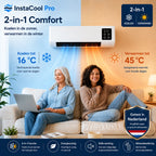 Condizionatore d'aria mobile e riscaldamento 2-in-1 – Senza installazione, fino a 51 m²