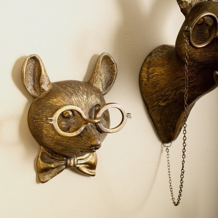 Decorazione da parete con testa di animale unica per la casa